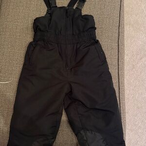 3T black Snow Bib